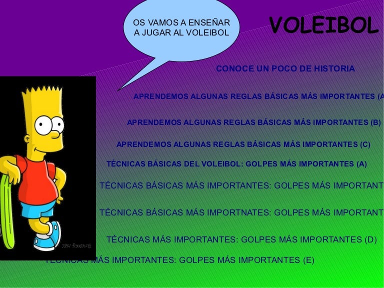 10 reglas basicas del voley